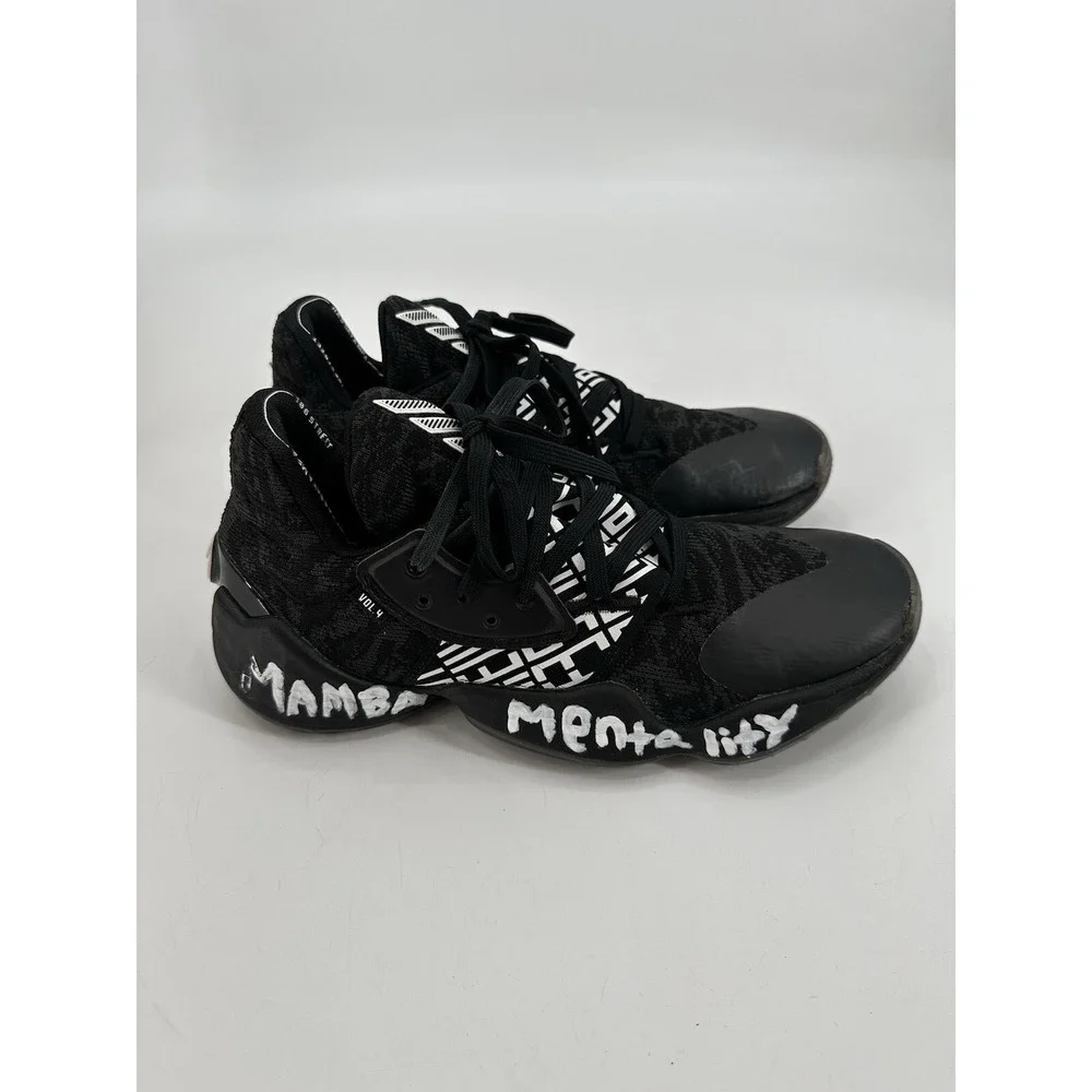 Adidas Harden Shoes Men's Size 8‎ Vol. 4 Core Black 2019 Basketball Sneakers